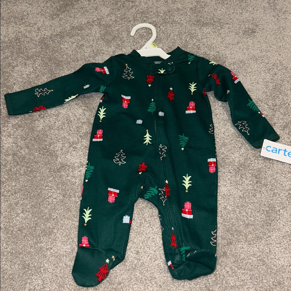 Festive Green Kids One Piece - Picture 4 of 4